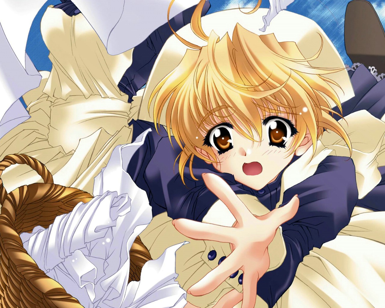 壁纸1280×1024精美可爱动漫<em>美女</em>高清壁纸 1