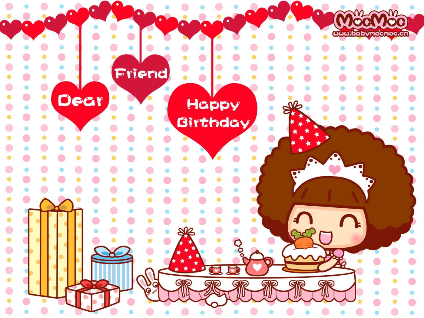 Mocmoc可爱卡通壁纸 壁纸9