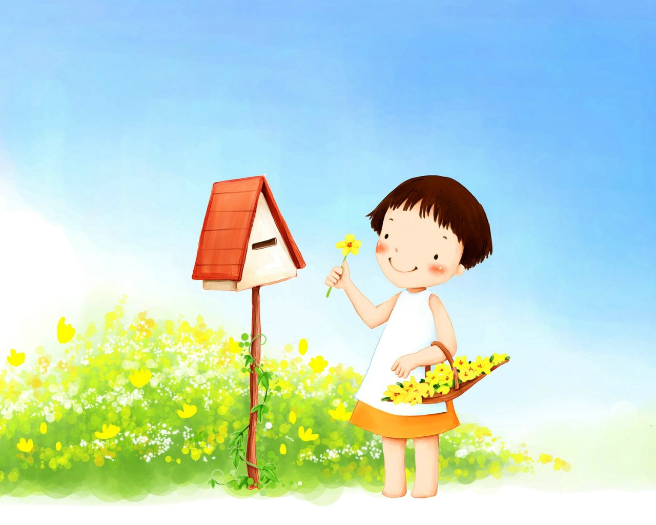 壁纸1280×1024我的童话世界 可爱卡通壁纸 壁纸46壁纸,我的童话世界 可爱卡壁纸图片-动漫壁纸-动漫图片素材-桌面壁纸