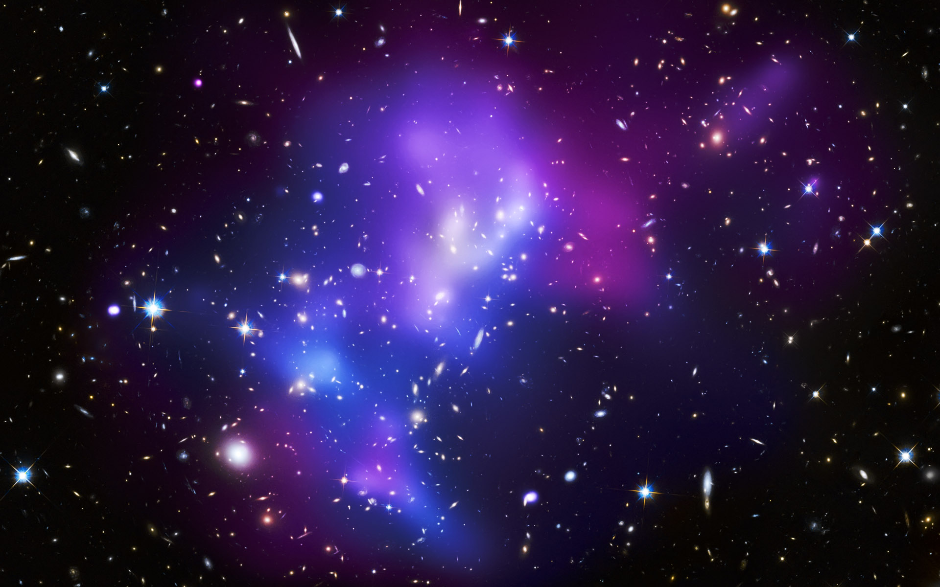 壁纸1920×1200哈勃望远镜拍摄星空宇宙 宽屏