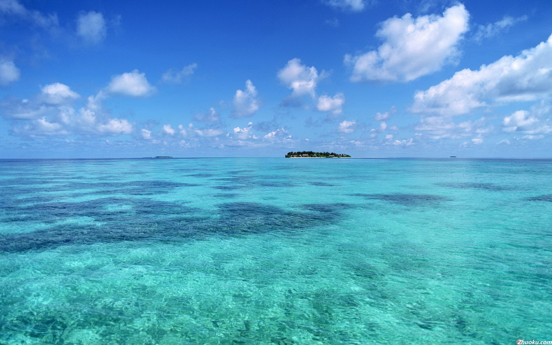 壁纸19 10夏日海滩蓝天白云海滩壁纸65壁纸 夏日海滩 蓝天白云海壁纸图片 风景壁纸 风景图片素材 桌面壁纸