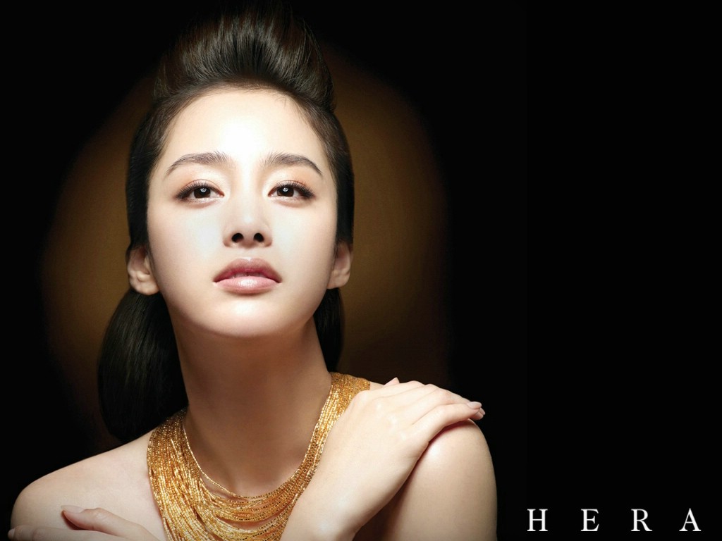 壁纸1024×768韩国hera化妆品广告明星代言壁