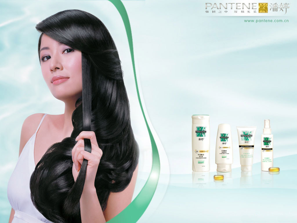 壁纸1024×768潘婷广告壁纸