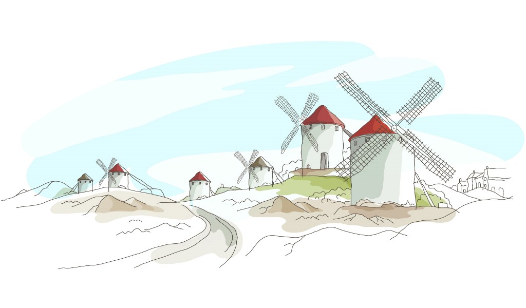 手绘世界风壁纸图片绘画壁纸绘画图片素材桌面