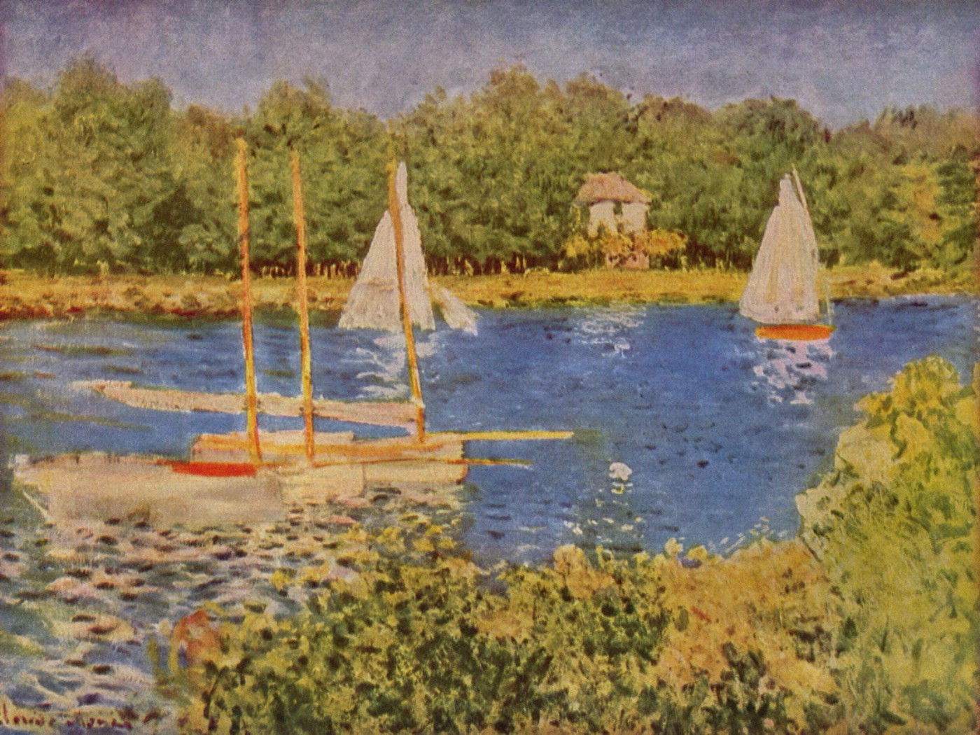 莫奈作品莫奈油画 Claude Monet Painting Art 壁纸16
