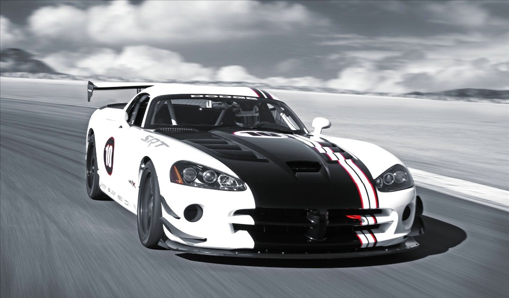 壁纸1024×600dodge viper 道奇蝰蛇 srt10 ac