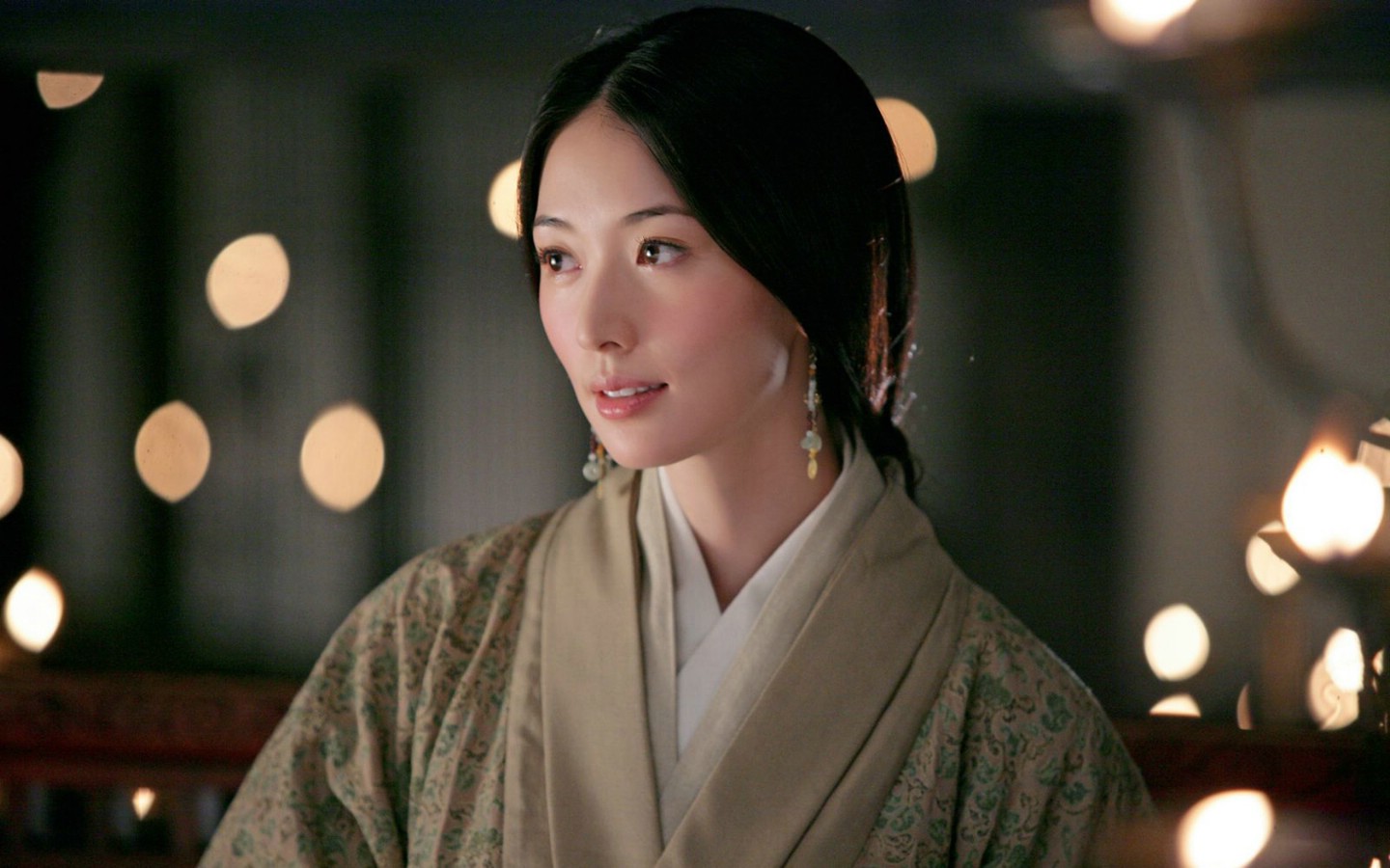 林志玲 赤壁中饰演小乔写真 高清宽屏壁纸 壁纸