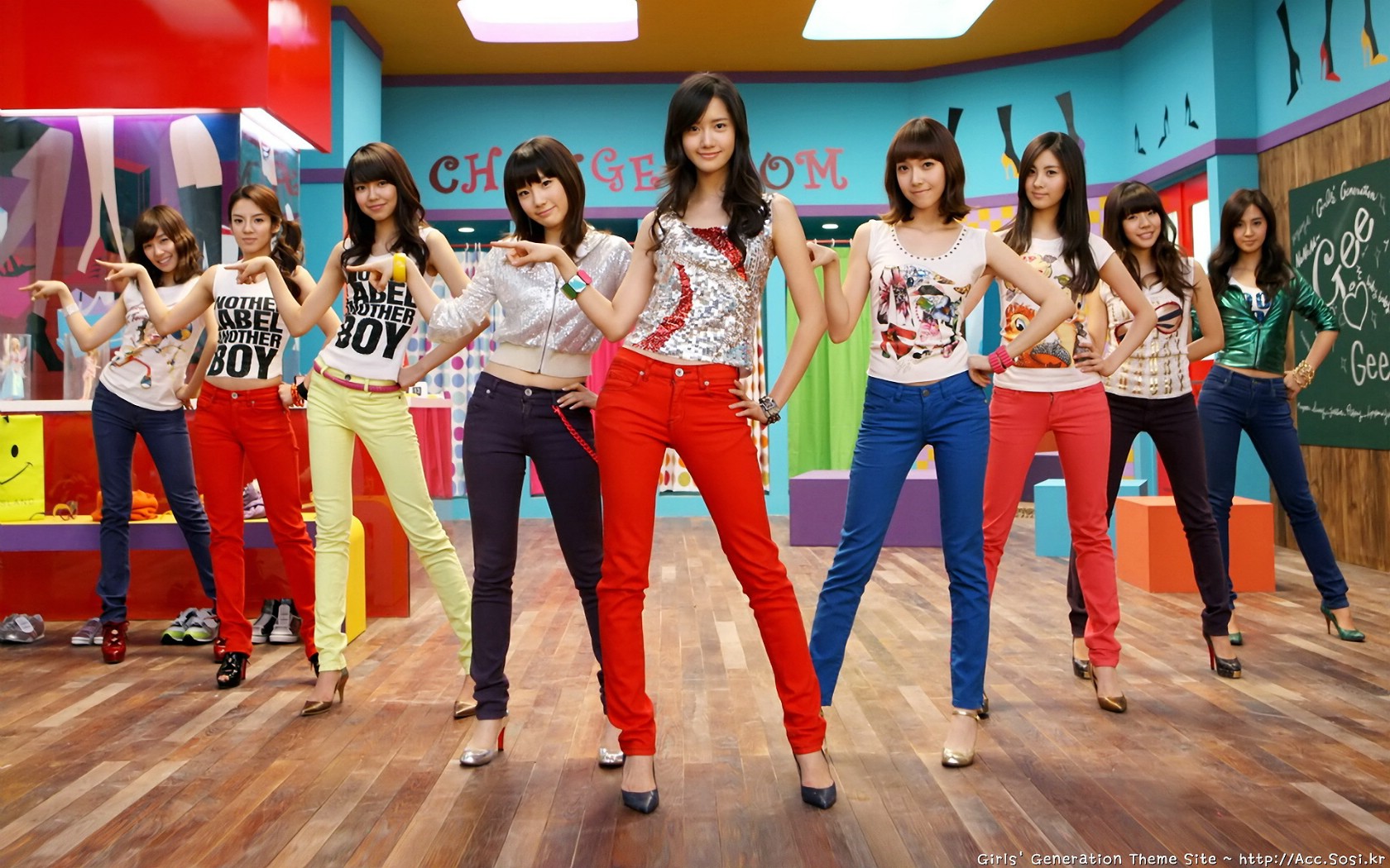 壁纸1680×1050少女时代 <em>韩国美女</em>组合 宽屏壁