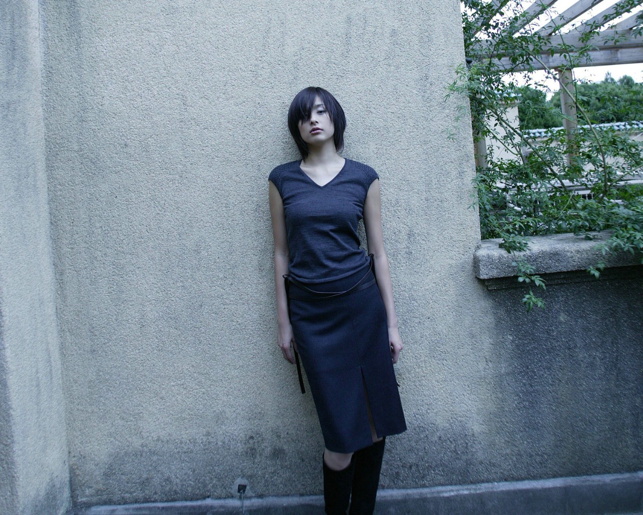 壁纸1280×1024石川亚纱美