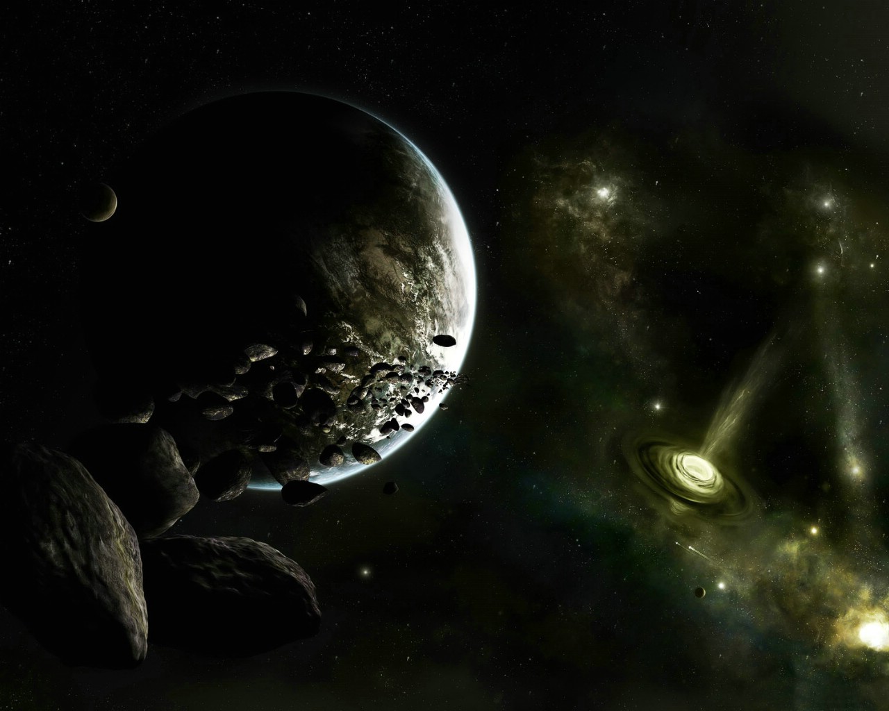 壁纸1280×1024浪漫唯美宇宙星空高清壁纸