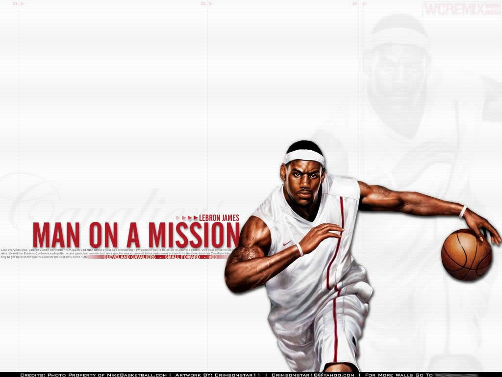  壁纸 1024×768 勒布朗詹姆斯 LeBron James 壁