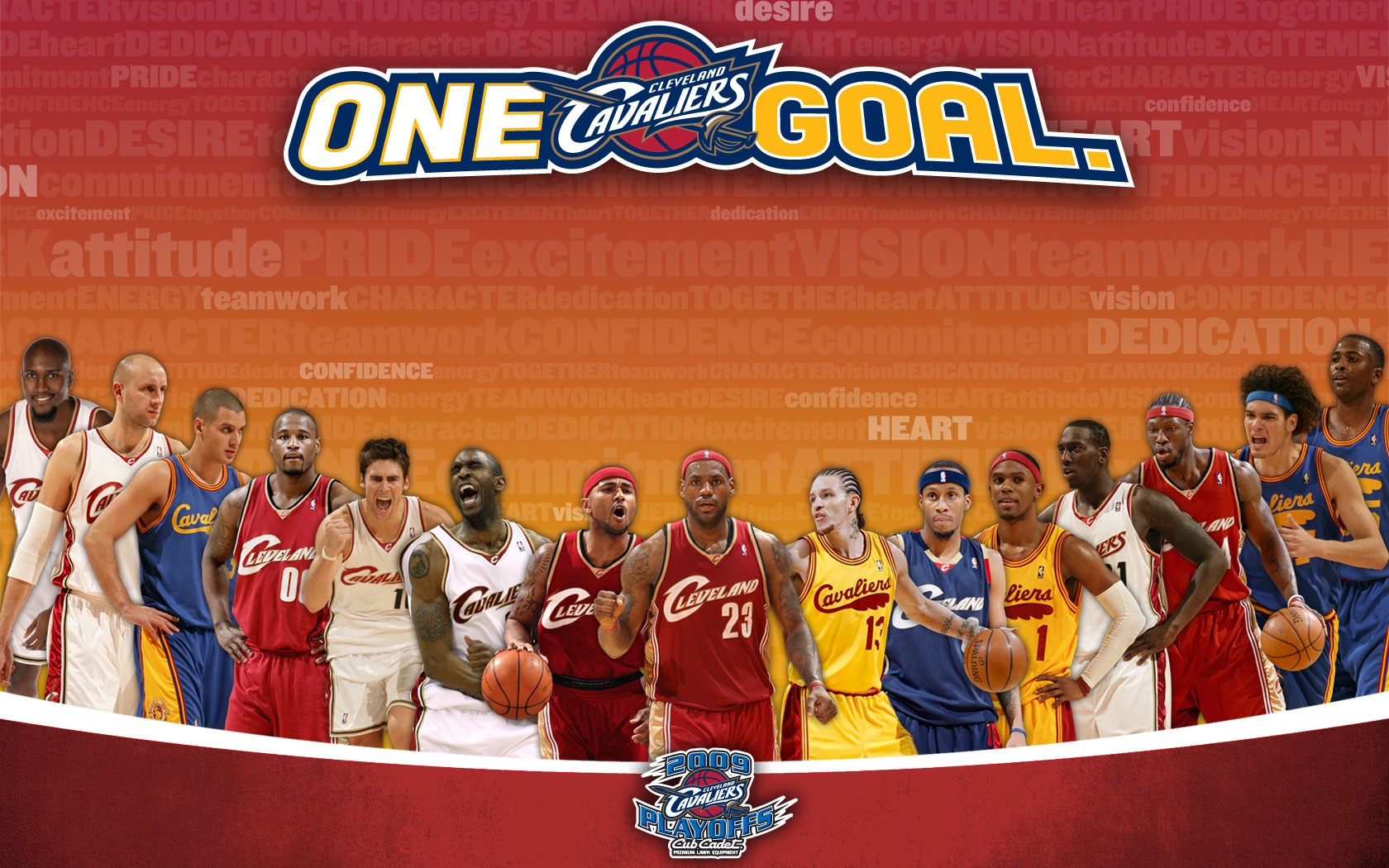 NBA骑士队 Cavaliers 2009季后赛壁纸 壁纸15